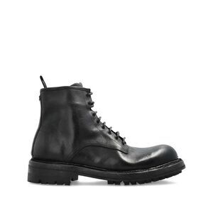 Dolce & Gabbana Men Leather Lace-Up Boots